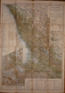 Карта Кавказа 1905г.