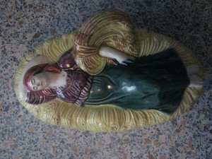 Распятие поморское,5 эмалей,рельеф!