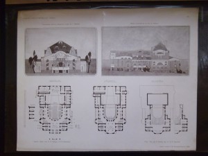 Литографии, архитектура, журнал Зодчий