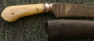 Кинжал персидский, дамасская сталь