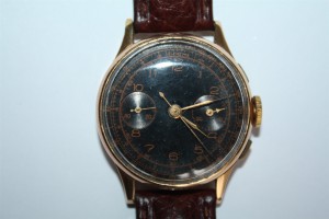 Часы ORIS ( золото ) хронометр .