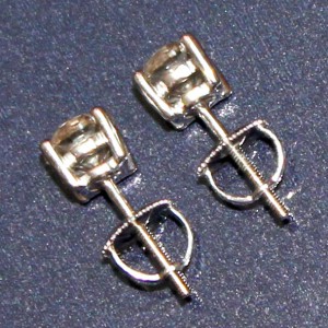 Серьги-Пусеты Бриллианты