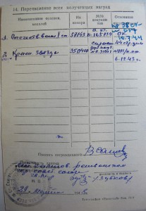 комплект сотрудника ГБ  ОВ-1ст№ 57ххх,КЗ 350хххБЗ