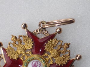Орден Святого Станислава 2 степени в золоте.