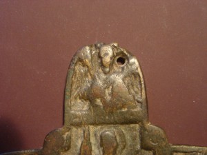 Половинка энколпиона, Великомученник Феодор, 13- 14 в.в.