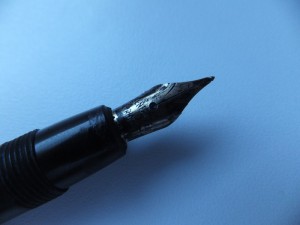 ручка перьевая.серебро.