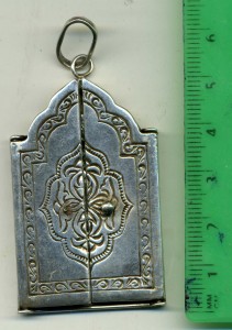Иконка , Складень , Миниатюра , Серебро