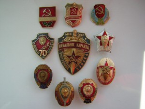 Лот знаков МВД (10 шт.)