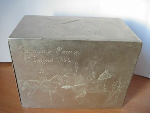Коробка для сигар 1892г. Полковой приз?