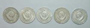 Полная погодовка рублей 1961 - 1991 г. (30штук)