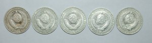 Полная погодовка рублей 1961 - 1991 г. (30штук)