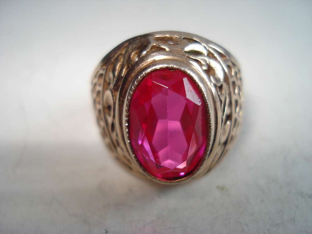 Колечко 875 пробы позолоченное