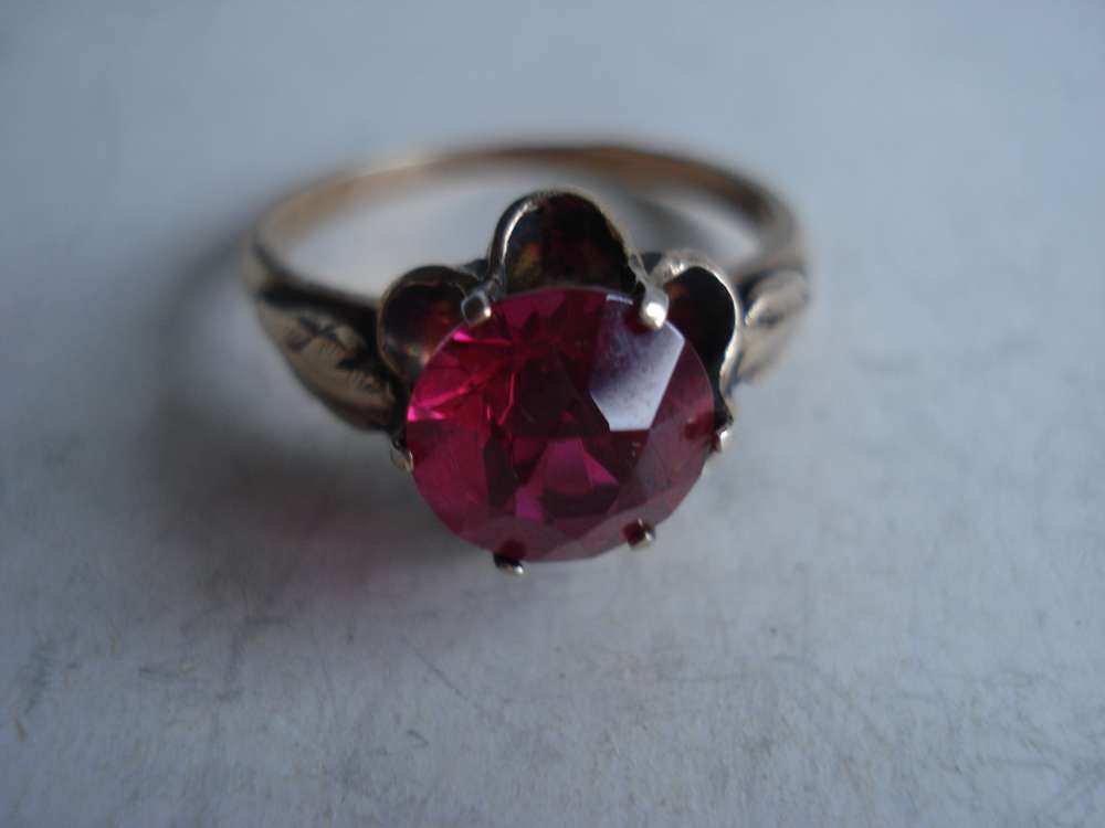 Колечко 875 пробы позолоченное