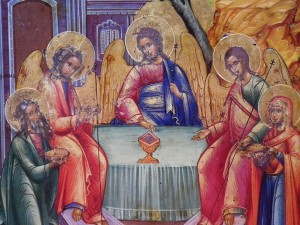 Икона Троица. 36х31 см. Продажа.