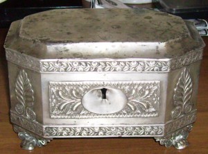 Серебряная шкатулка 1821-1838 год