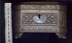 Серебряная шкатулка 1821-1838 год
