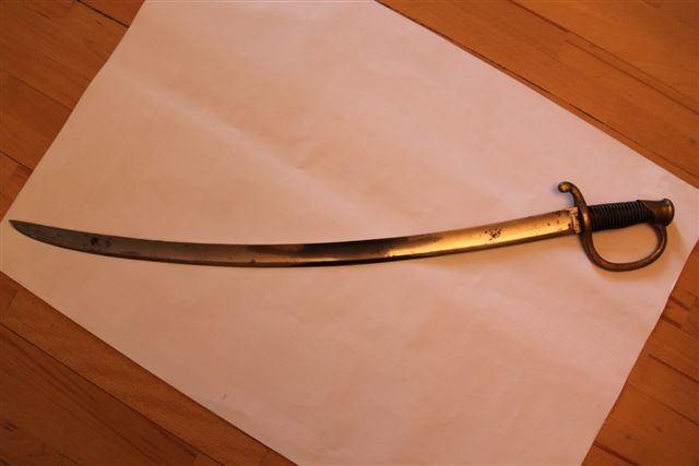 ШАШКА ДРАГУНСКАЯ ОБР. 1841 Г. ЗЛАТОУСТ,БЕЗ НОЖЕН