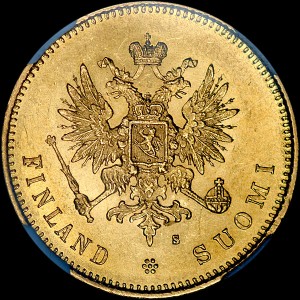 20 markkaa 1879 года, S MS62