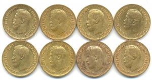 ЗОЛОТО Сан-Марино 3 шт разные