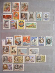 Около 500 чистых марок РСФСР и СССР с 1918 по 1961 год
