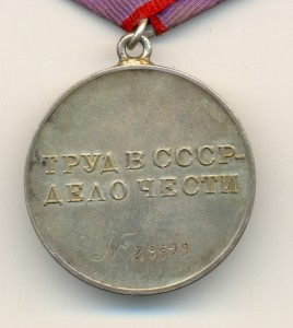 Трудовая доблесть №29399 (ОХС)