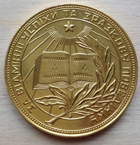 Золотая Школьная медаль 375