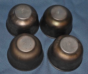 четыре стопки Мельхиор