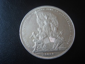 5 ФРАНКОВ ФРИБУРГ, 1881