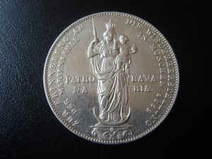 2 ГУЛЬДЕНА, БАВАРИЯ, МАКСИМИЛИАН, 1855