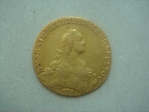 10 рублей 1768 г