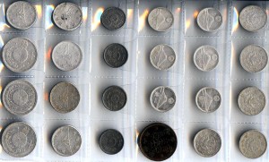Япония  ,  44 монеты до 1950г