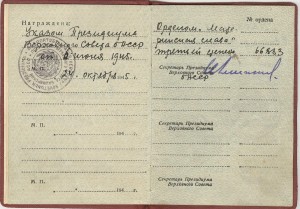 МС-3 с док. 1945 г. на русскую фамилию