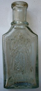 Церковная бутылочка  с Арх.Михаилом и Св.вел.муч.Варварой