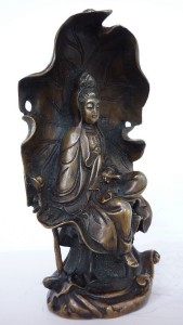 Буддийская статуэтка,бронза