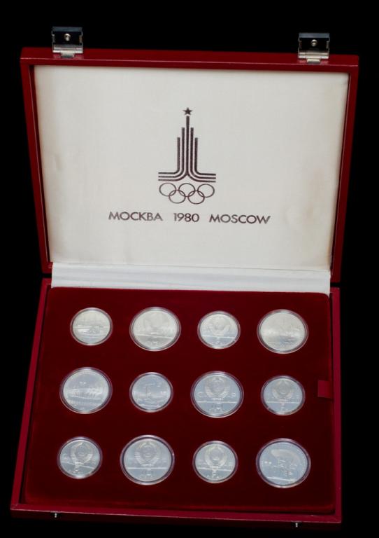 Олимпиада - 80, серебро, 28 монет, АНЦ
