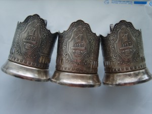 Подстаканники Аврора.Воин Освободитель.МНЦ. Глухарь.Кольчу