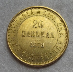 20 марок 1878г.