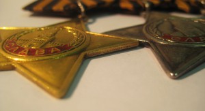 ПОЛНЫЙ КАВАЛЕР ОРДЕНОВ СЛАВЫ + 2 Отваги +