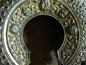 Святитель Николай,18в,33х28см,в серебре,RRR
