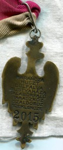 Знак ZA HUSZT  1918 г.  Польша