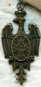 Знак ZA HUSZT  1918 г.  Польша