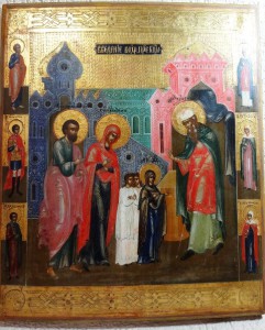 Икона "Введение Богородицы в Храм"
