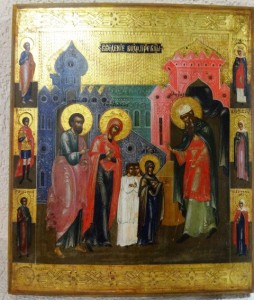 Икона "Введение Богородицы в Храм"