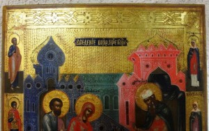 Икона "Введение Богородицы в Храм"