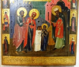 Икона "Введение Богородицы в Храм"