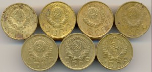 5 коп. 10 коп. 15 коп. погодовка до 61-го года