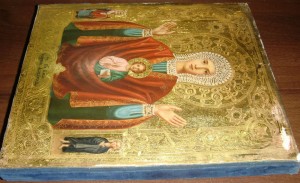 Знамение Пр. Богородицы (Абалакская) на золоте