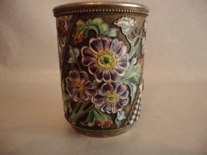 11 артель. Многоцветная эмаль. 88 проба. Стопка.