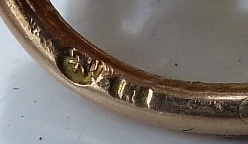 Серьги с натуральным жемчугом 56 пробы