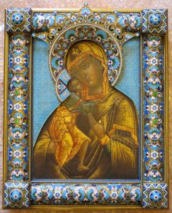 Икона (серебро, эмаль)